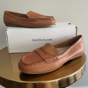 New in Box ALDO Gweaviel Loafers, Brown, Sz 6.5